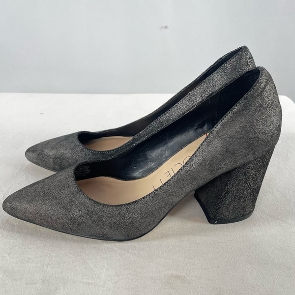 Sole Society Twila Block‎ Heel Point Toe Pump in Cement Size 7 - Picture 2 of 7